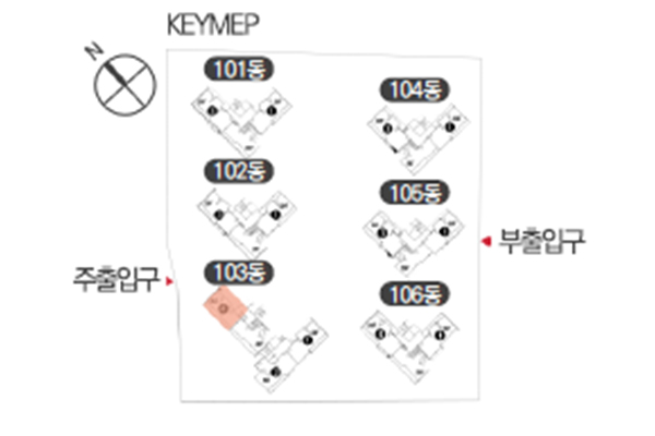 59㎡ A 타입 키맵