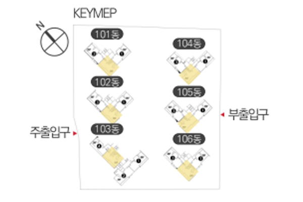 59㎡ B 타입 키맵